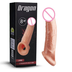 Big Extra Size Dragon 8 inch imported Condom for Man | Extra Time| long-lasting condom | ultra thin premium | (PACK OF 1)