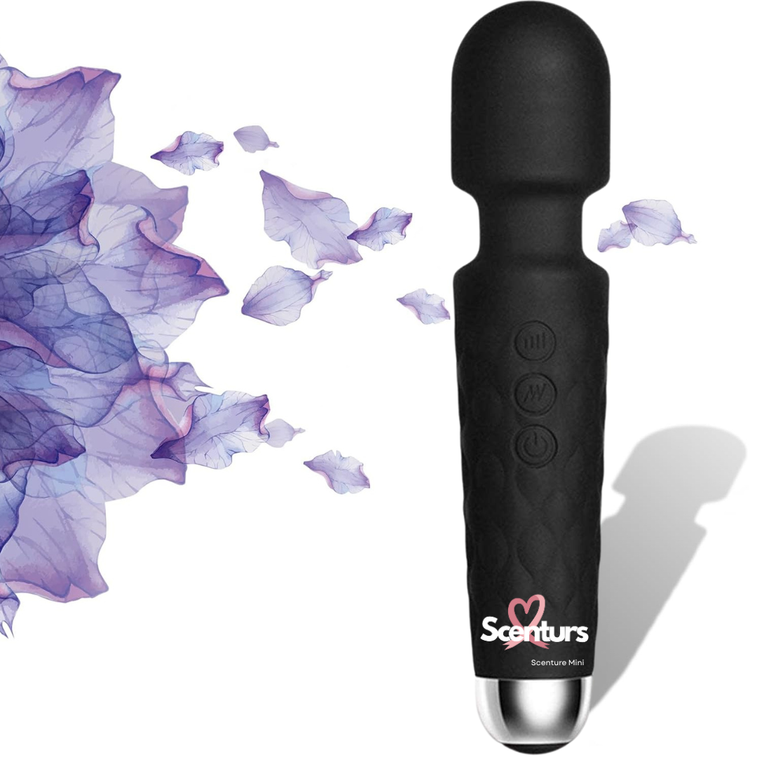Click to see full view Scenturs Massager Machine for Women -Rechargeable Wireless Mini Body Massager with 28 Vibration Modes, Fast Charging, 8 Speeds and Water Resistant-Massager Machine for Full Body