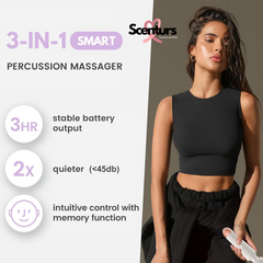 Click to see full view Scenturs Massager Machine for Women -Rechargeable Wireless Mini Body Massager with 28 Vibration Modes, Fast Charging, 8 Speeds and Water Resistant-Massager Machine for Full Body
